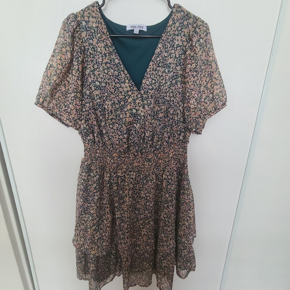 1x Mimi Chica  Floral Dress